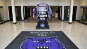 "Muncie Central’s Unmatched Record of Success" art sculpture. Photo provided