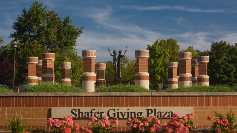 Shafer Giving Plaza. Photo provided.