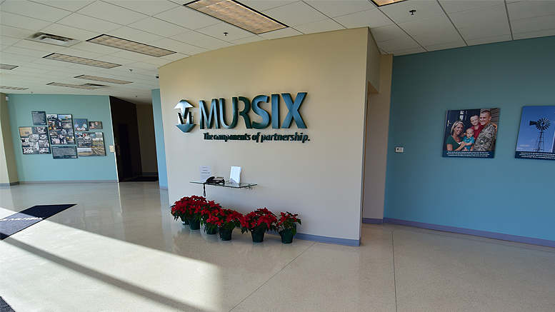 A view inside the lobby of Mursix. Photo by: Mike Rhodes