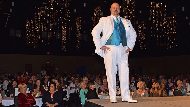 Brett Ellison is pictured modeling a Ford's Tuxedo during the 2017 Altrusa Style Show. Photo by: Mike Rhodes