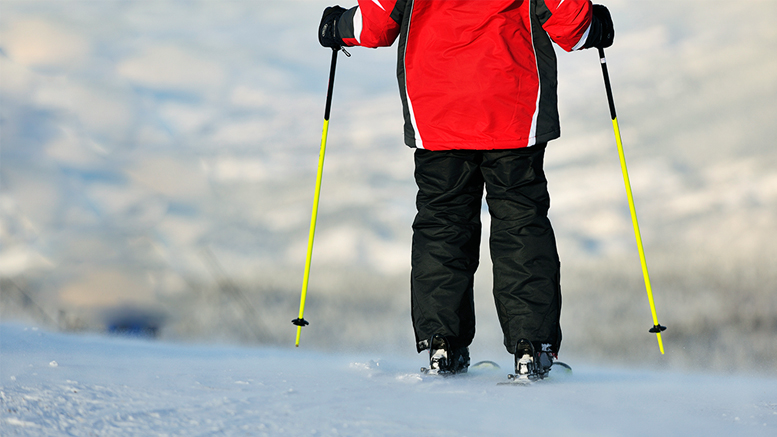 Cross-country skiing is very good for you, supposedly. By: graphicstock