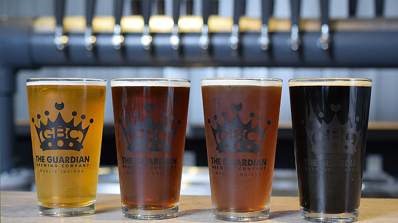 Craft beer from The Guardian Brewing Company. Photo by: Mike Rhodes
