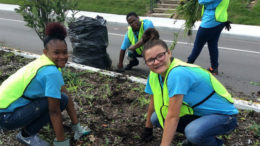 The Community Foundation uses unrestricted funds to support the Quarterly Competitive Grants program and responds to current community needs. Pictured, students work to beautify the city to gain work experience and earn a paycheck through TeenWorks’ Summer Employment Program. The Foundation has supported this and other programs through TeenWorks since 2014. Photo provided