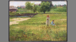 Summertime, 1890, John Ottis Adams, American (1851-1927), oil on canvas, David Owsley Museum of Art; Frank C. Ball Collection, gift of the Ball Brothers Foundation, 1995.035.041