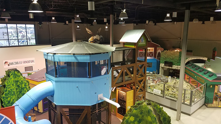 Exhibit floor at the Muncie Children's Museum. Photo provided