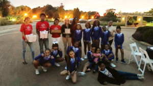 Heidi Hale is pictured with club kids from last year's event. Photo provided