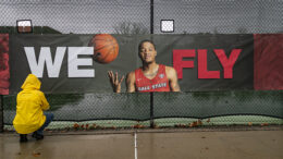 Ball State is updating its 'We Fly" marketing campaign with new banners across campus, new television commercials and more. Photo provided