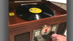 A turntable can pack lots of sound, fun and memories. Photo by: Nancy Carlson