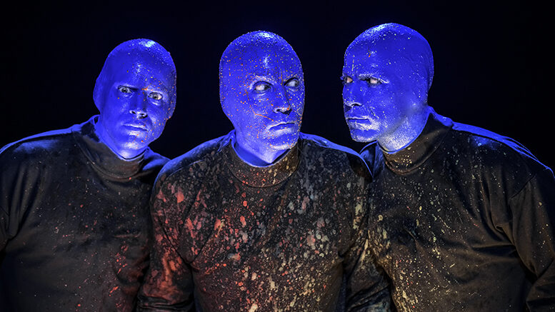 Blue Man Group as photographed by Lindsey Best.