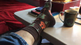 Does this sock look like fun? Yeah, I don’t think so either. Photo by: John Carlson