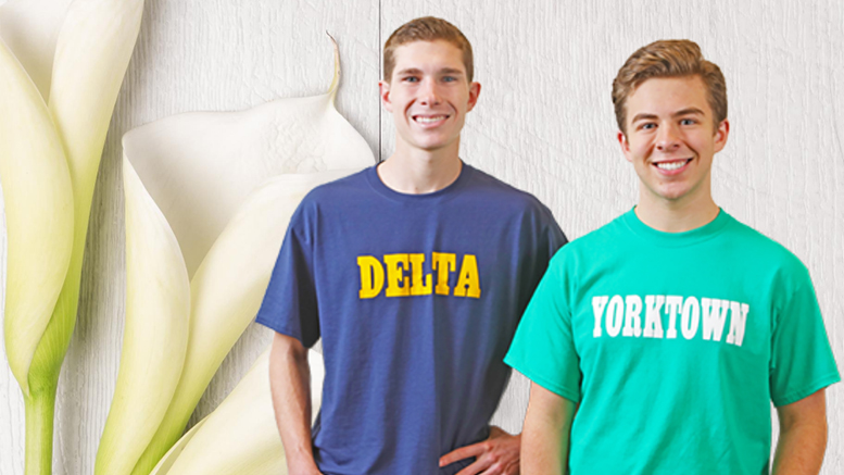 Zachary Stanley of Delta High School (left) and Thomas Wilhoite of Yorktown High School (right) are recipients of the 2020 Lilly Endowment Community Scholarship. Photo provided
