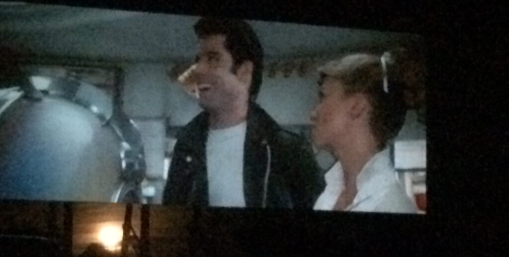 As the full moon appears in the nighttime sky, the cast of ‘Grease’ does, too.