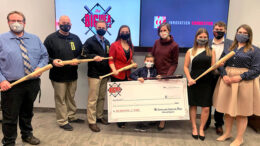 From left to right: Josh Raines, Paul Dytmire and Andy Klotz, Teah Mirabelli, Kai and Lindsey Markelz, Melissa Jones, Jacob Peterson, and Breanna Daugherty.