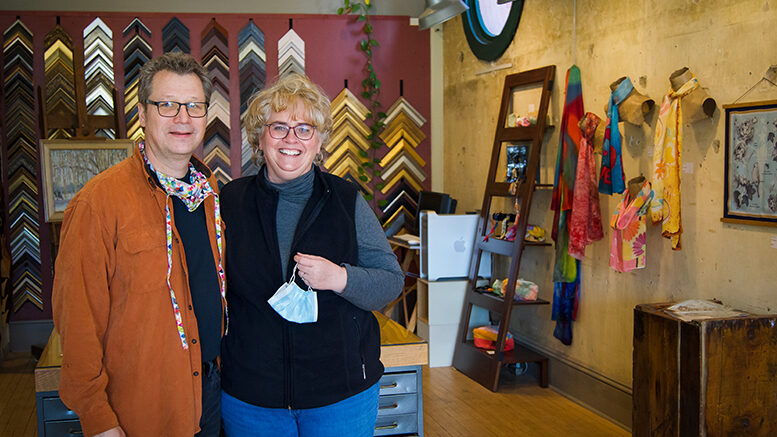 Carl and Barbara Schafer are pictured inside their business. Photo by Matt Howell.