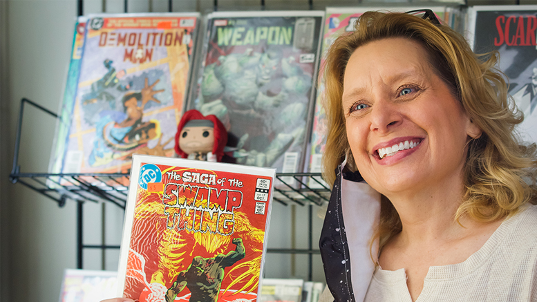 Christina Blanch, owner of Aw Yeah comics. Photo by Matt Howell