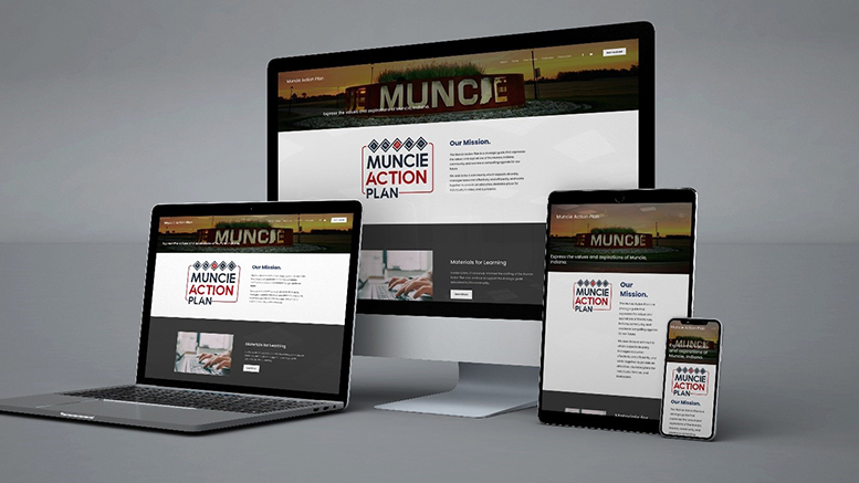 Visit the new Muncie Action Plan website. Viewable on all platforms. Photo provided