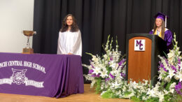 The MCHS 2020 graduation ceremony was held in the MCHS auditorium. Photo provided