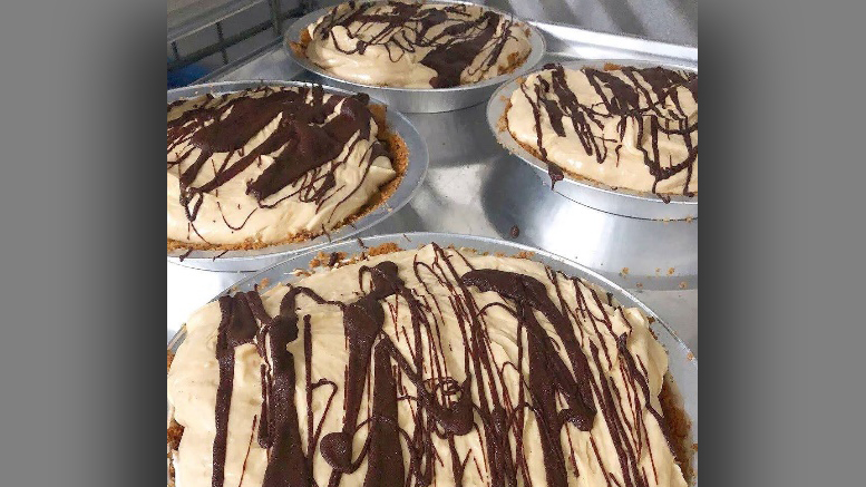 The winning chocolate-drizzled peanut butter pie made by Sea Salt and Cinnamon. Photo provided.