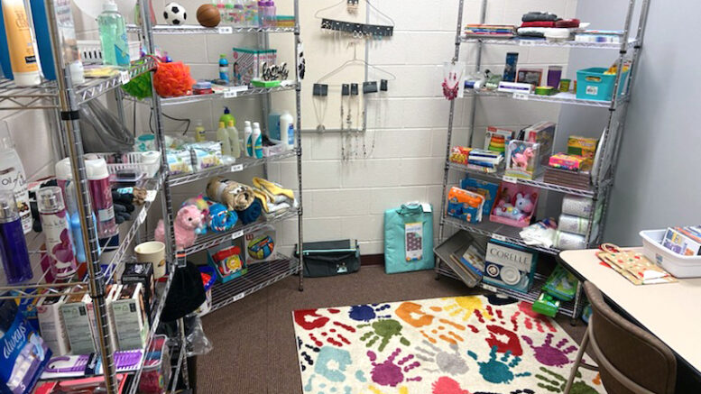 The court’s Wellness and Recovery Shoppe is stocked with household items, cleaning supplies, books, toys, clothing, kitchen supplies, and more. Photo provided.