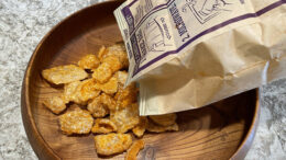 Can anything be as lovely as pork rinds tumbling enticingly into a bowl? Photo by Nancy Carlson