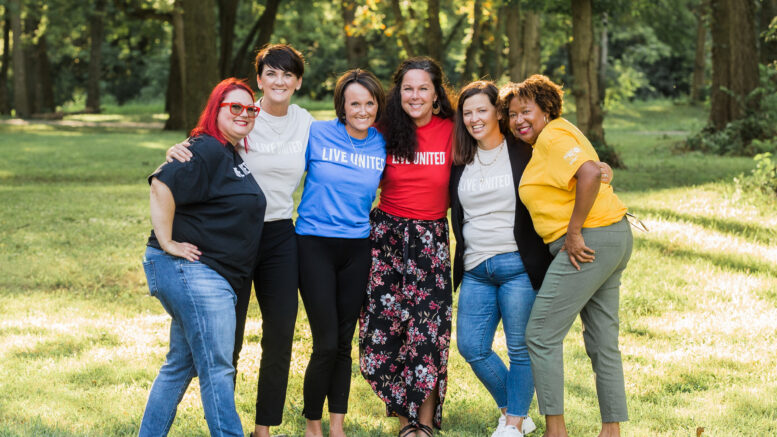 Angie Rogers-Howell, Jennifer Gibson, Melissa Greer, Marisa Little, Treva Bostic, and Carrie Barrett are boldly serving as Women United leads and the faces of this year’s campaign efforts. Photo provided