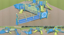 The proposed play structure for McCulloch park is pictured. Photo provided