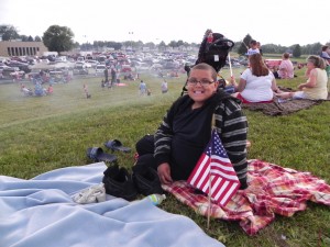 Anticipating the excitement of the fireworks to come is half the fun! Photo by Mike Rhodes