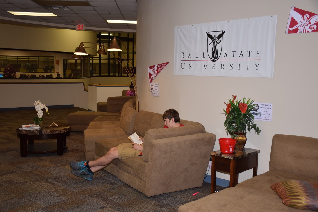 Two student lounge areas have been added to create a "collegiate feel" for students.