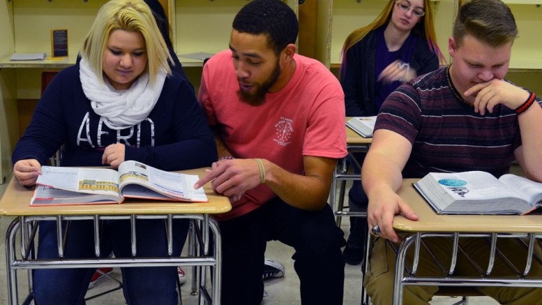 Muncie Boys and Girls Club Study Table Mentoring. Photo Provided