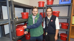Paul Madill is pictured with Cadet Ceamona Taube. Photo by: Mike Rhodes