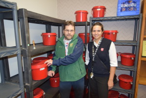 Paul Madill is pictured with Cadet Ceamona Taube. Photo by: Mike Rhodes