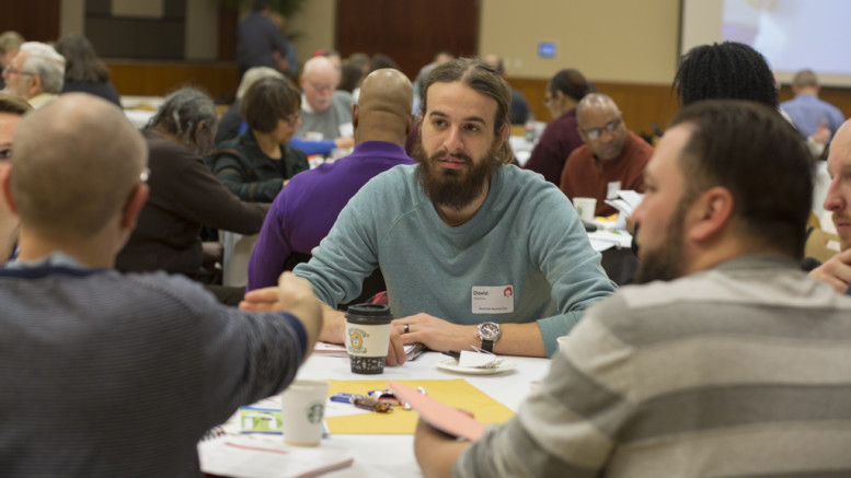 Conference participants of Muncie’s Neighborhood IDEA Conference at Ball State University. Photo Provided