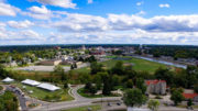 Aerial photo of Muncie and Delaware County by Michael Wolfe