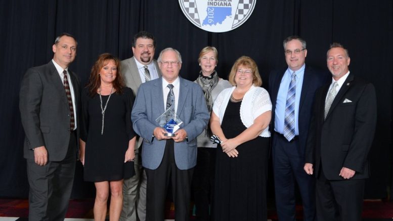 Pictured Left to right: Steve Blount, Joani Scott, Jason Harrington, Ron Fauquher, Dr. Becky Hammonds, Laura Ayers, David Pilkington, and Bob Lamaster. Photo provided.