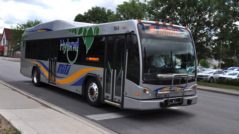 A MITS Bus travels an available route. Photo provided.