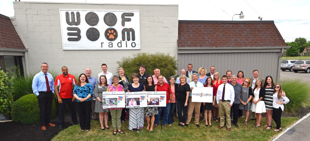 Content contributors and sponsors of the Muncie Journal. (Click to view larger image.) Photo by: Mike Rhodes