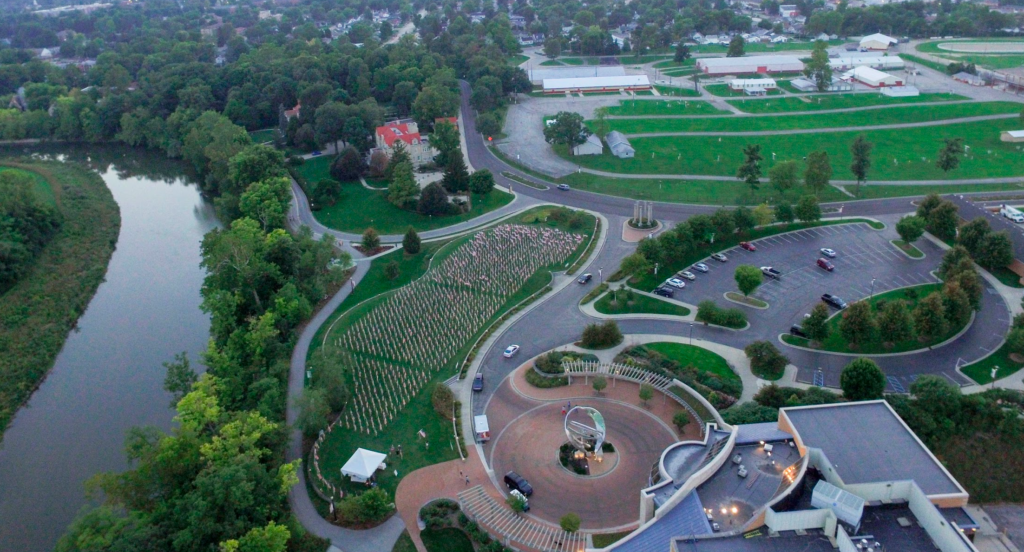 Flags of Honor Aerial Photo by: Michael Wolfe