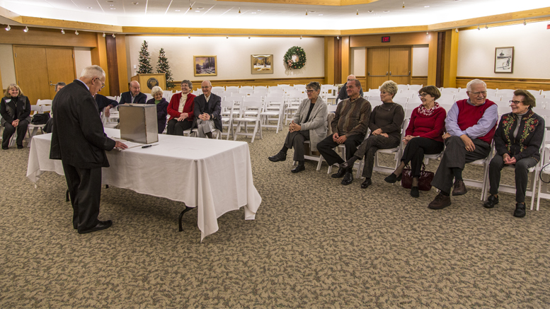 Opening the Time Capsule: Photo by: Chris Flook.