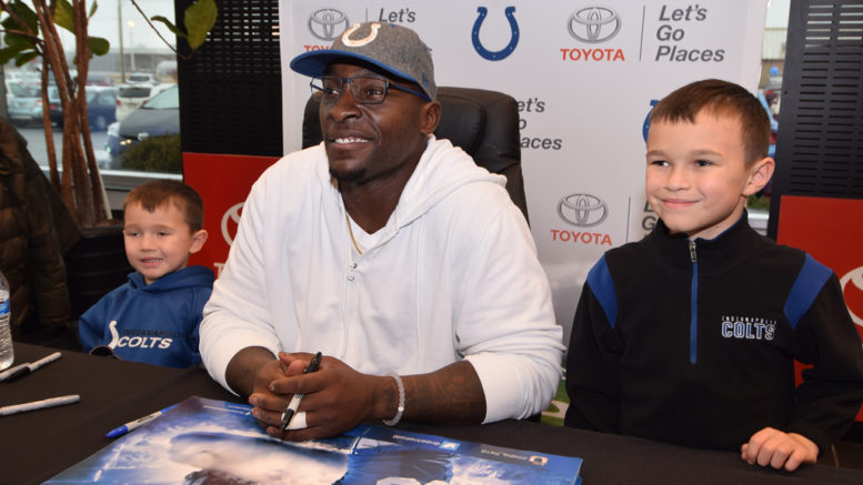 Robert Mathis at Toyota of Muncie.