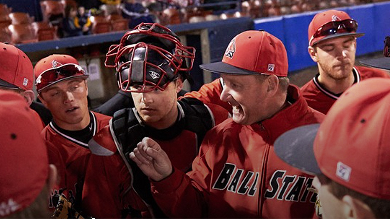 Ball State University head baseball coach Rich Maloney. Photo courtesy of BSU Baseball.