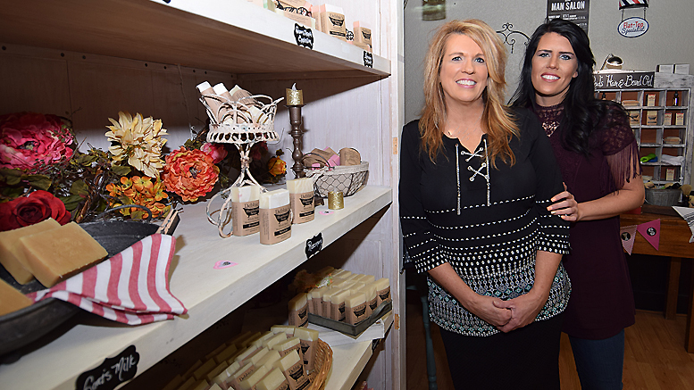 Debbie and Lindsay at Debbie's Handmade Soap.