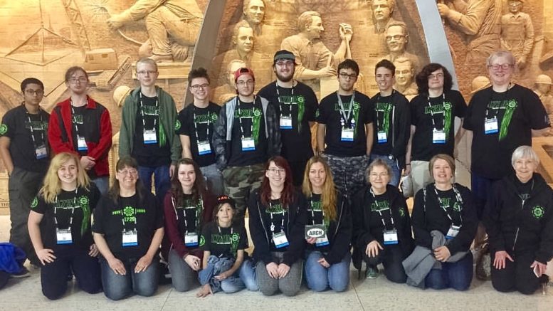 Team members visit the Gateway Arch in St. Louis. Photo provided.