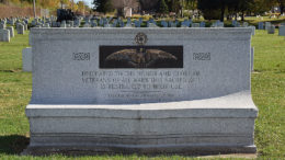 Monument to veterans at Beech Grove Cemetery. Photo by: Mike Rhodes