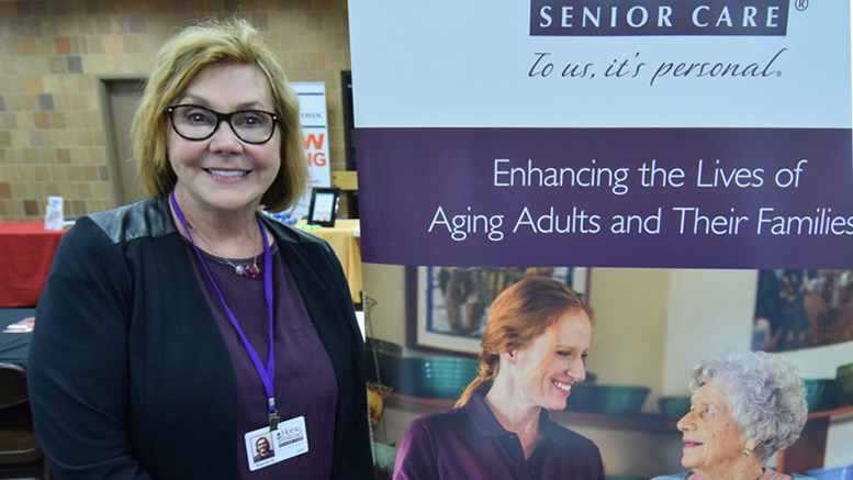 Sharon Rhodes at a recent Muncie-Delaware County Chamber of Commerce job fair held at the YMCA. Photo by: Mike Rhodes