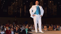 Brett Ellison is pictured modeling a Ford's Tuxedo during the 2017 Altrusa Style Show. Photo by: Mike Rhodes