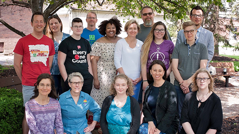 A few of the storytellers and writers from Facing LGBTQ+ Pride. Photo provided.