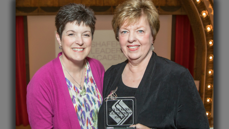 Pictured L-R: Kelly Shrock and Jeannine Harrold. Photo provided.