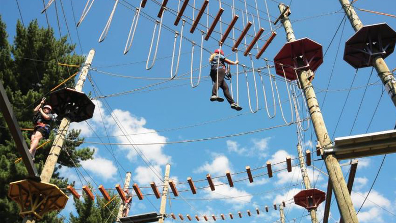 Camp Adventure is an outdoor education facility on the southwest side of Muncie. BBF Rapid Grants in 2018 helped to support renovations at the camp as well as a “Challenge Education” course at Camp Adventure for Cowan Community School’s 7th graders. Photo provided.