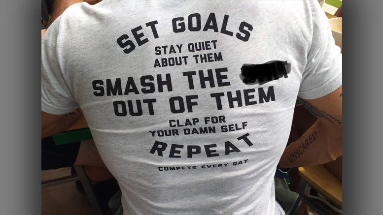 People wearing shirts like this tend to be go-getters. Photo by: Nancy Carlson