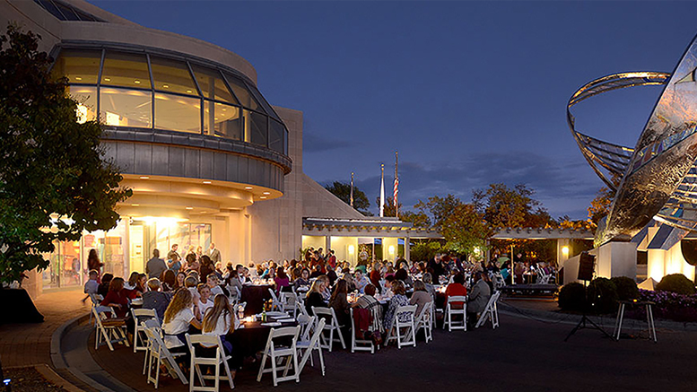 Attendees enjoy dessert by the Catalyst at Minnetrista during the 2nd Annual Just Desserts in 2017. Photo provided.